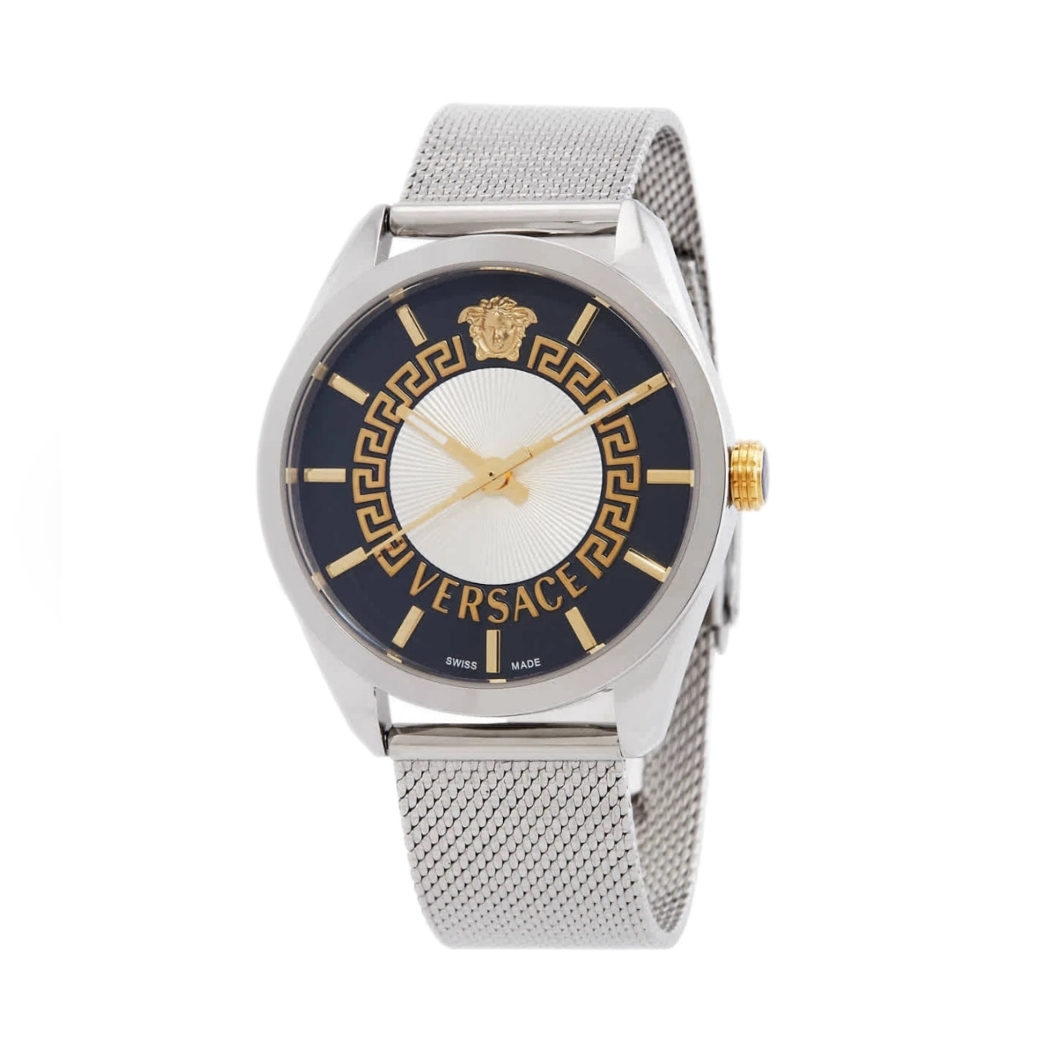 Versace Silver And Gold Mens Watch